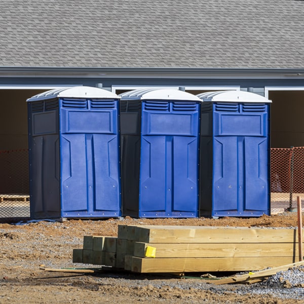 are there any restrictions on what items can be disposed of in the portable toilets in Midland